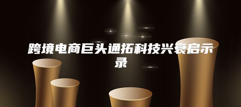 跨境电商巨头通拓科技兴衰启示录