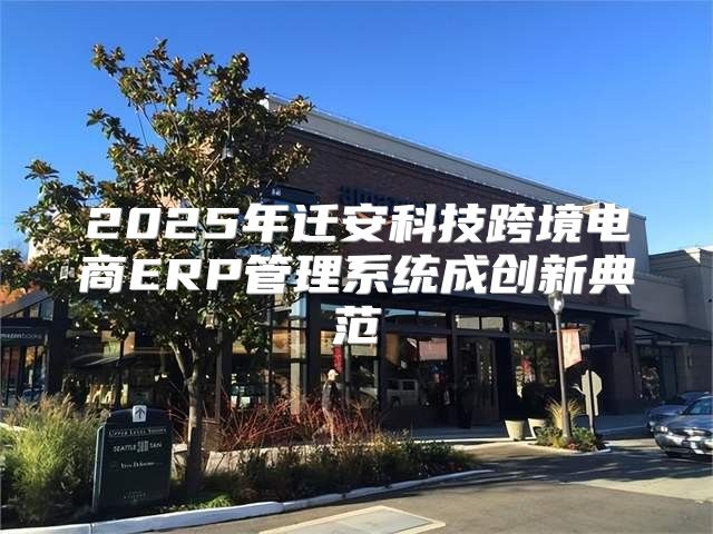 2025年迁安科技跨境电商ERP管理系统成创新典范