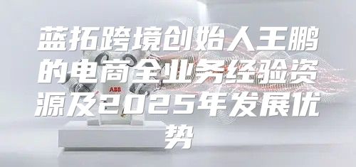 蓝拓跨境创始人王鹏的电商全业务经验资源及2025年发展优势