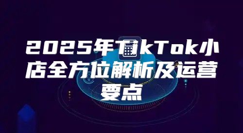 2025年TikTok小店全方位解析及运营要点