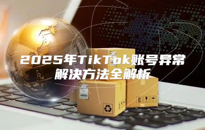 2025年TikTok账号异常解决方法全解析