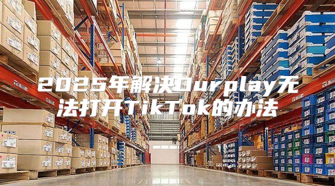 2025年解决Ourplay无法打开TikTok的办法
