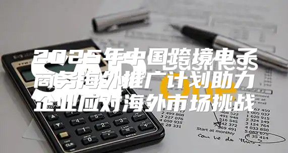 2025年中国跨境电子商务海外推广计划助力企业应对海外市场挑战