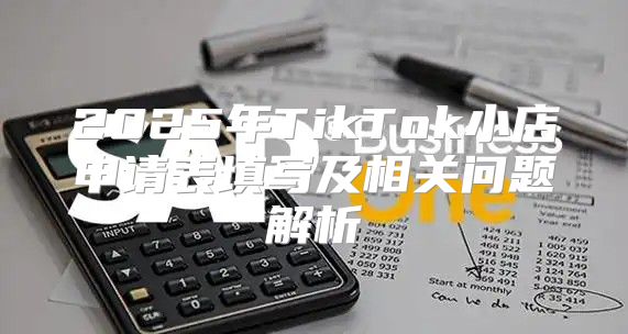 2025年TikTok小店申请表填写及相关问题解析