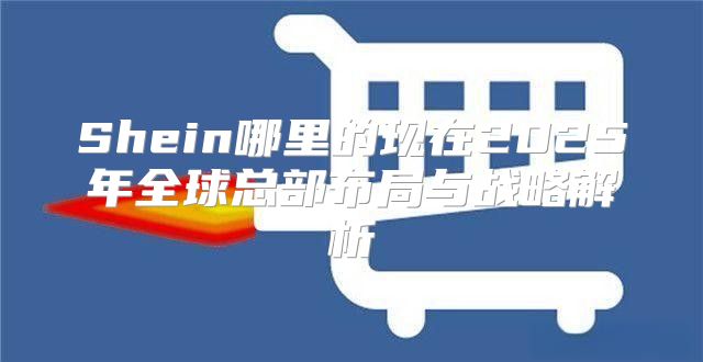 Shein哪里的现在2025年全球总部布局与战略解析