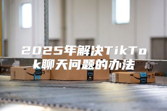 2025年解决TikTok聊天问题的办法