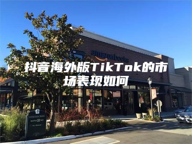 抖音海外版TikTok的市场表现如何
