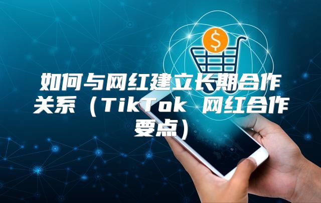 如何与网红建立长期合作关系TikTok 网红合作要点