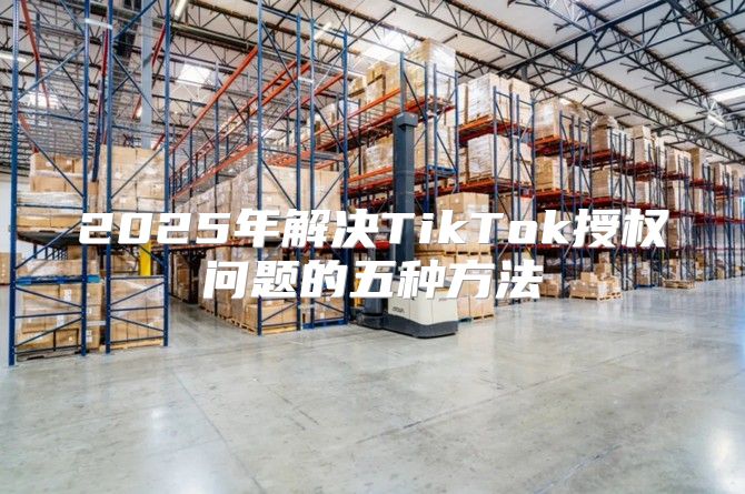2025年解决TikTok授权问题的五种方法