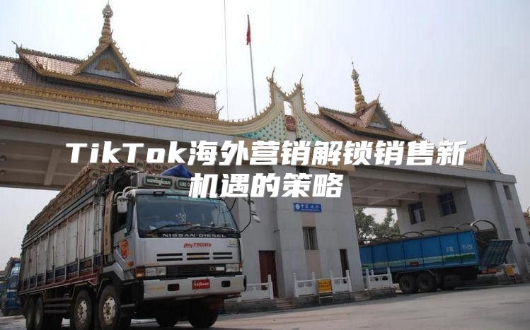 TikTok海外营销解锁销售新机遇的策略