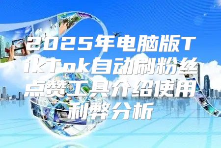 2025年电脑版TikTok自动刷粉丝点赞工具介绍使用利弊分析