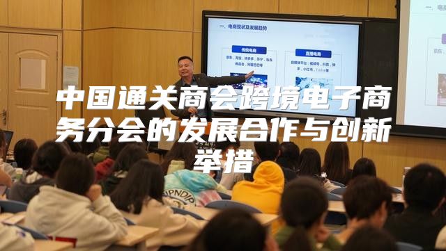 中国通关商会跨境电子商务分会的发展合作与创新举措