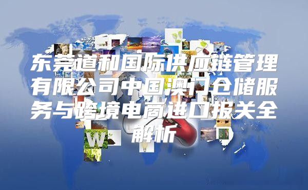 东莞道和国际供应链管理有限公司中国澳门仓储服务与跨境电商进口报关全解析