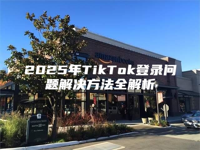 2025年TikTok登录问题解决方法全解析