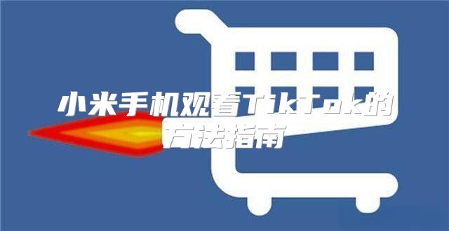 小米手机观看TikTok的方法指南