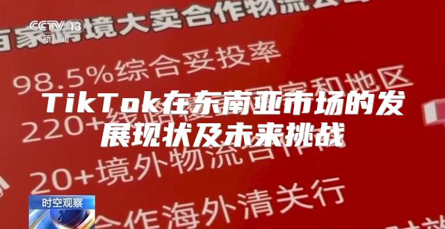 TikTok在东南亚市场的发展现状及未来挑战