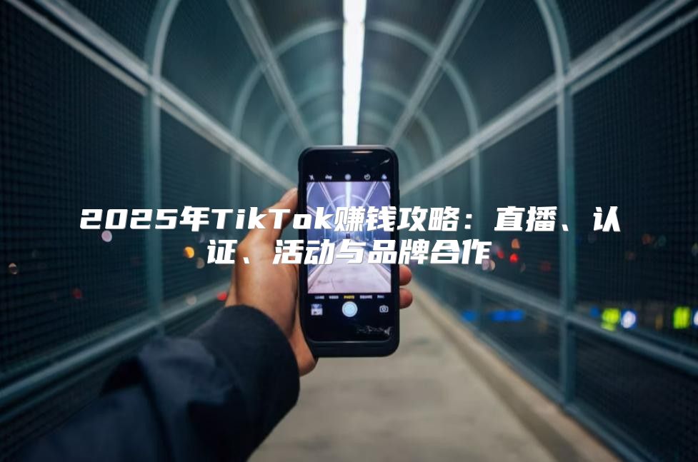 2025年TikTok赚钱攻略：直播、认证、活动与品牌合作