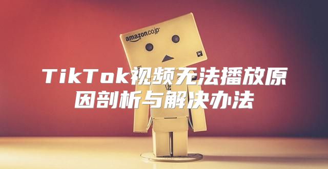 TikTok视频无法播放原因剖析与解决办法