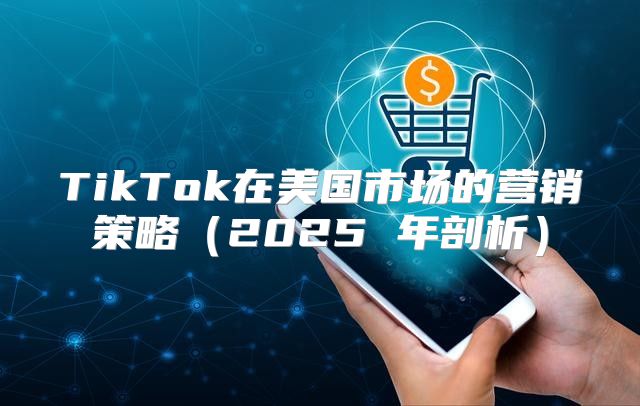 TikTok在美国市场的营销策略2025 年剖析
