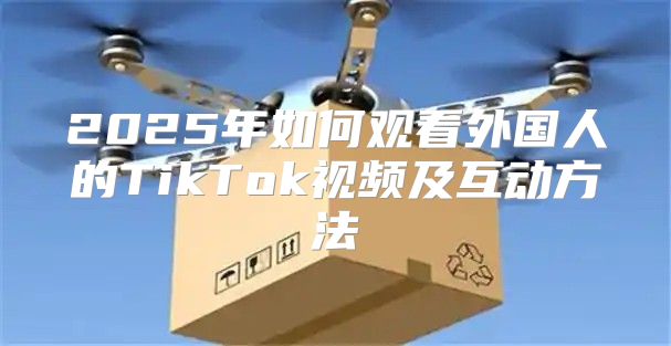 2025年如何观看外国人的TikTok视频及互动方法