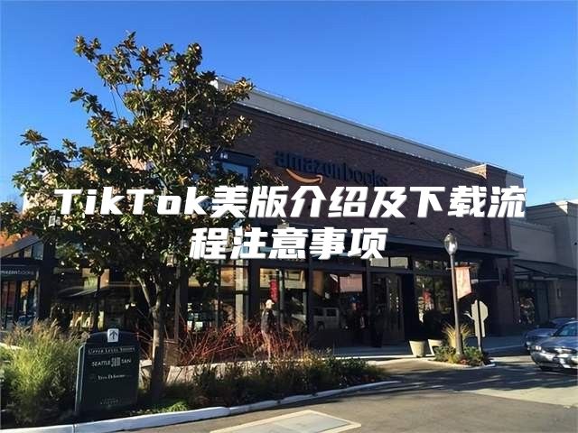 TikTok美版介绍及下载流程注意事项