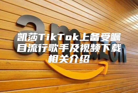 凯莎TikTok上备受瞩目流行歌手及视频下载相关介绍