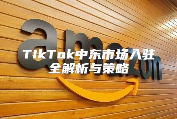 TikTok中东市场入驻全解析与策略