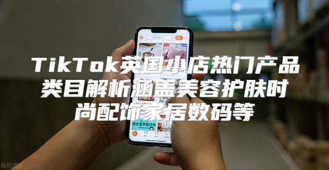 TikTok英国小店热门产品类目解析涵盖美容护肤时尚配饰家居数码等