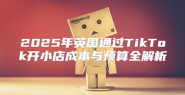 2025年英国通过TikTok开小店成本与预算全解析