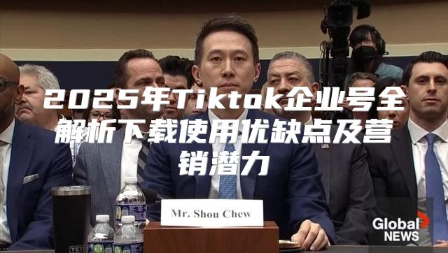2025年Tiktok企业号全解析下载使用优缺点及营销潜力
