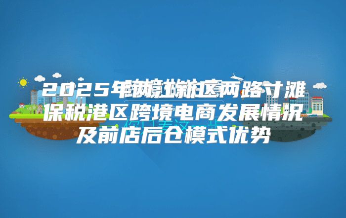 2025年两江新区两路寸滩保税港区跨境电商发展情况及前店后仓模式优势