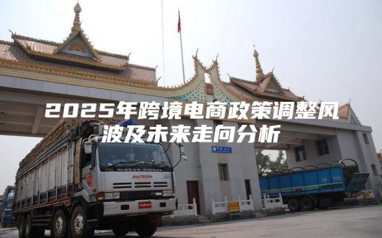 2025年跨境电商政策调整风波及未来走向分析