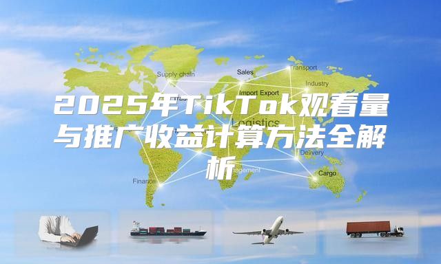 2025年TikTok观看量与推广收益计算方法全解析