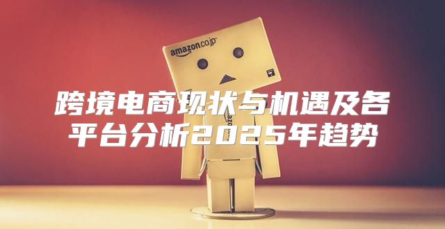 跨境电商现状与机遇及各平台分析2025年趋势
