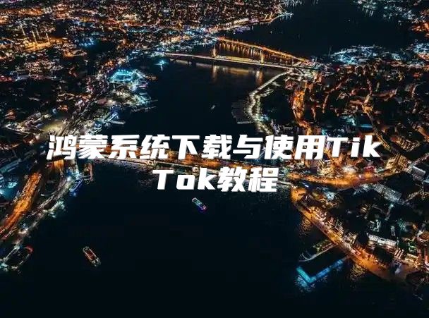 鸿蒙系统下载与使用TikTok教程