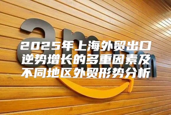 2025年上海外贸出口逆势增长的多重因素及不同地区外贸形势分析