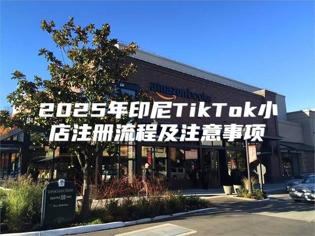 2025年印尼TikTok小店注册流程及注意事项
