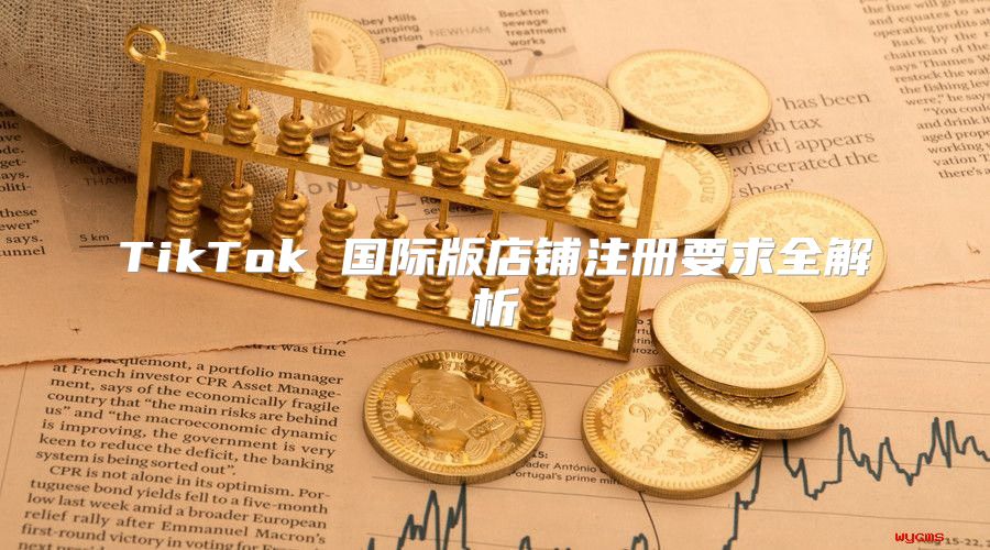 TikTok 国际版店铺注册要求全解析