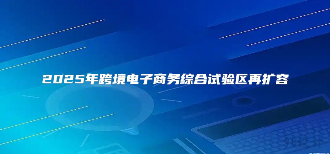 2025年跨境电子商务综合试验区再扩容