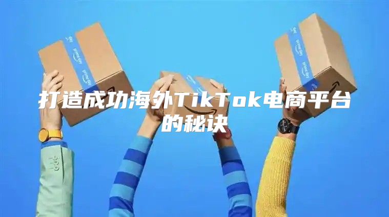 打造成功海外TikTok电商平台的秘诀