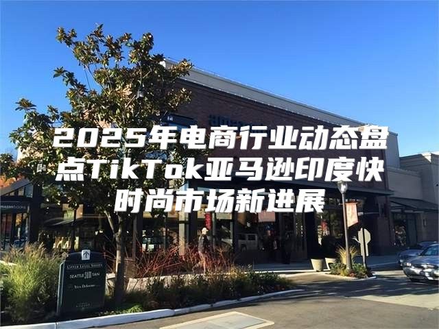 2025年电商行业动态盘点TikTok亚马逊印度快时尚市场新进展