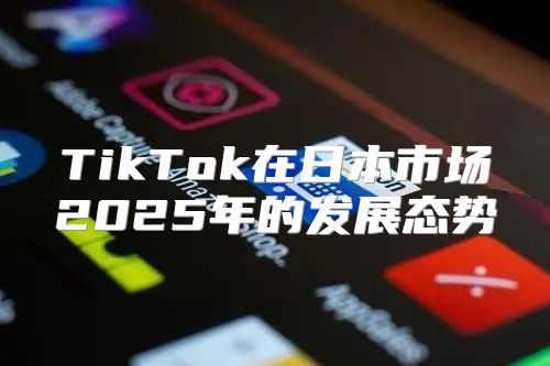 TikTok在日本市场2025年的发展态势