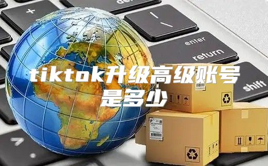 tiktok升级高级账号是多少