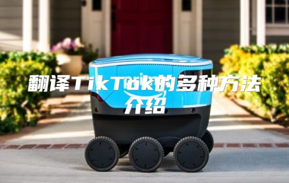 翻译TikTok的多种方法介绍