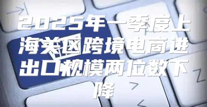 2025年一季度上海关区跨境电商进出口规模两位数下降