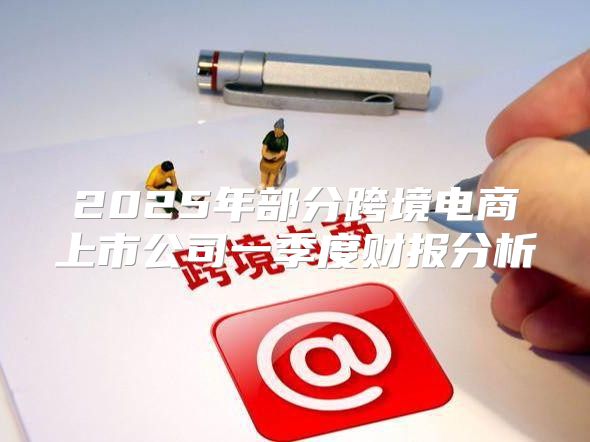 2025年部分跨境电商上市公司一季度财报分析