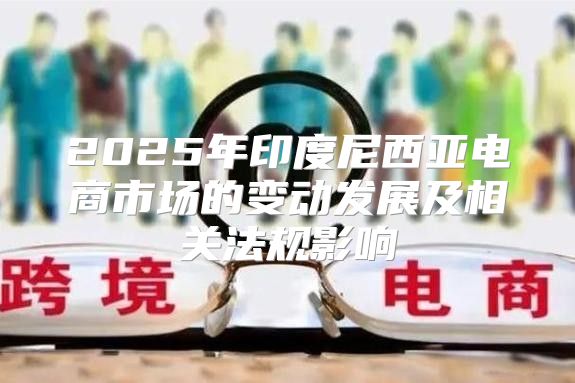 2025年印度尼西亚电商市场的变动发展及相关法规影响