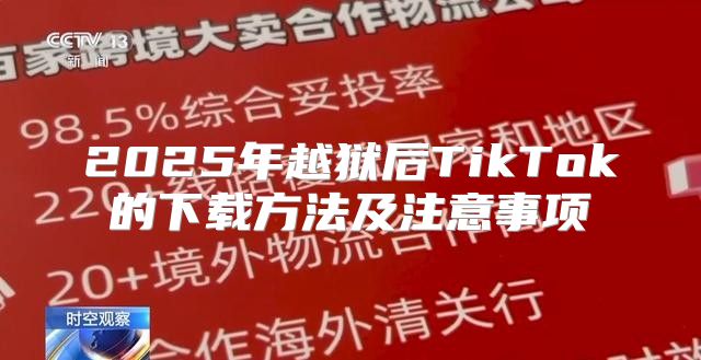 2025年越狱后TikTok的下载方法及注意事项