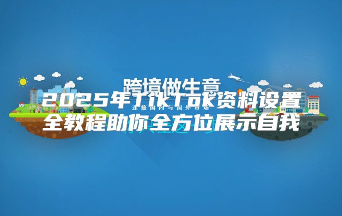 2025年TikTok资料设置全教程助你全方位展示自我