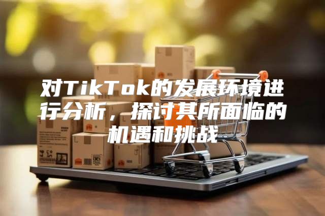 对TikTok的发展环境进行分析，探讨其所面临的机遇和挑战